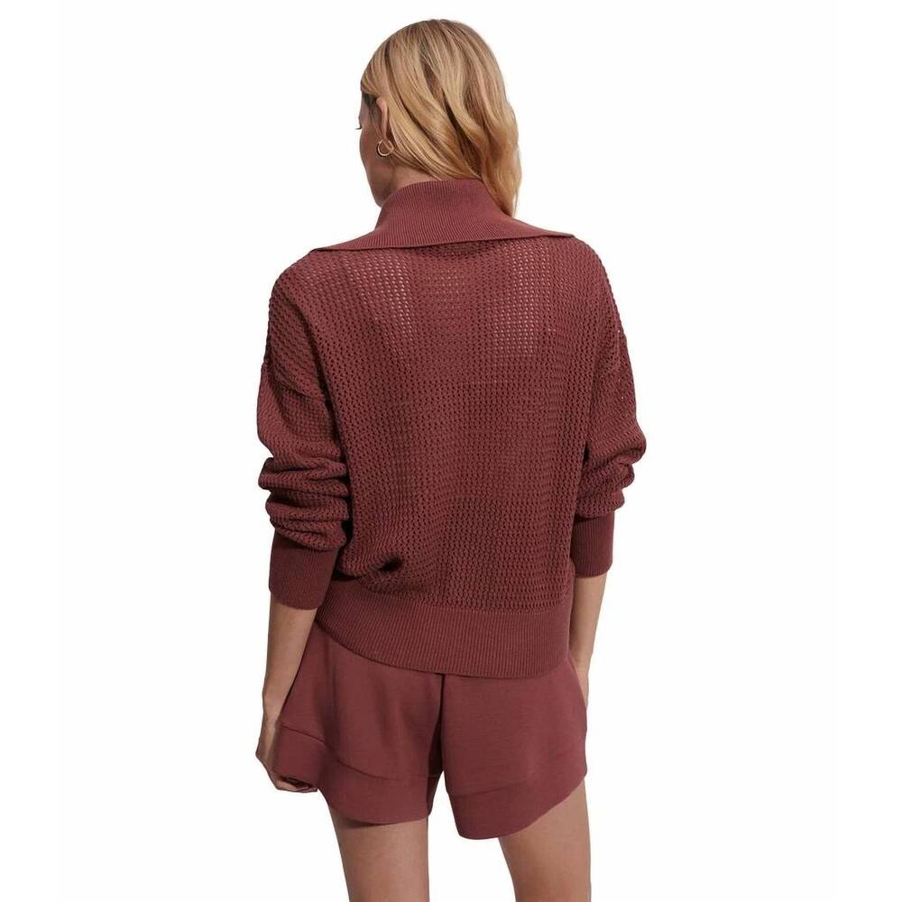 NEW VARLEY fairfield knit sweater in apple butter - Picture 3 of 4